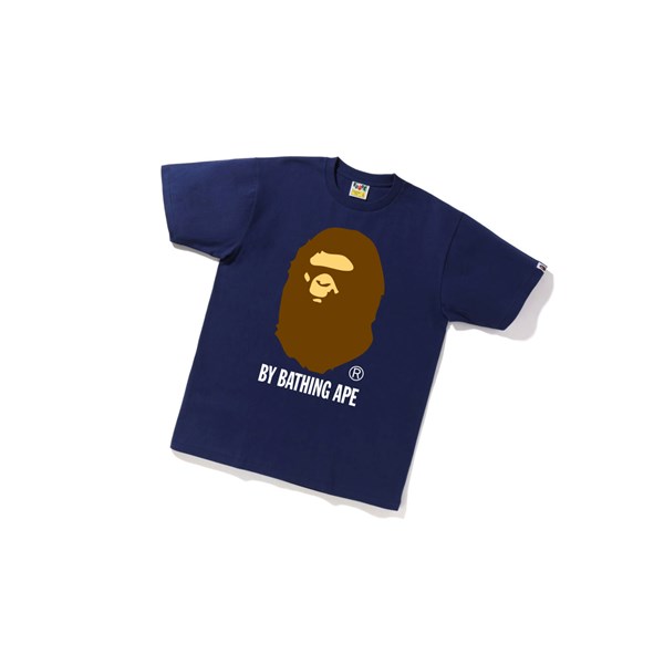 A BATHING APE Bape By Bathing Ape Tee Kurzes Sleeve T-shirts Herren Navy Blau | 46108DWMX