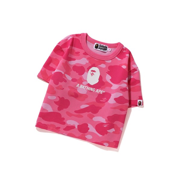 A BATHING APE Bape Color Camo Mini Tee Kurzes Sleeve T-shirts Damen Rosa | 92760SBYO