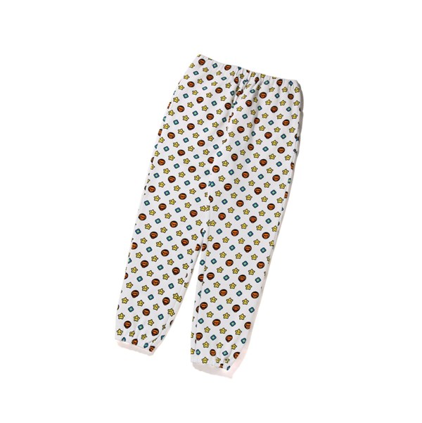 A BATHING APE Bape Milo Monogram Oversized Sweat Hose Damen Weiß | 86913YUKR