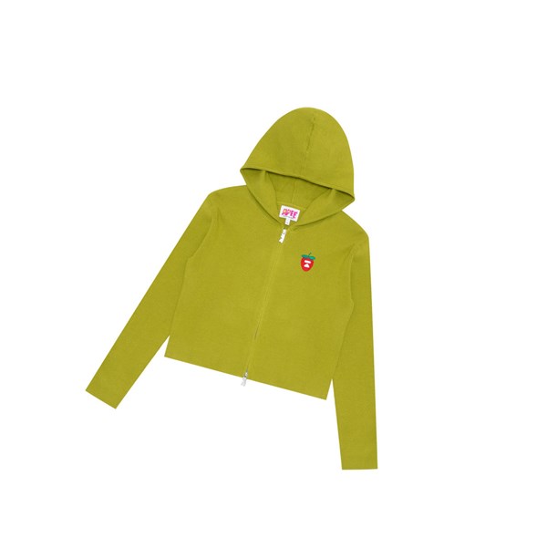 A BATHING APE Bape Mit Kapuze Cardigan Cardigan Strickjacke Damen Grün | 52134PSHC
