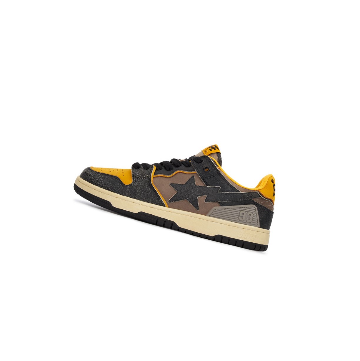 A BATHING APE Bape Sk8 Sta #5 M1 Low Sneakers Herren Schwarz | 72638JSTO