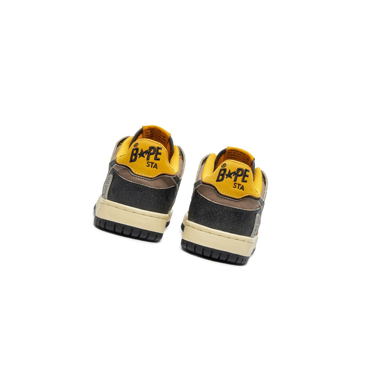 A BATHING APE Bape Sk8 Sta #5 M1 Low Sneakers Herren Schwarz | 72638JSTO
