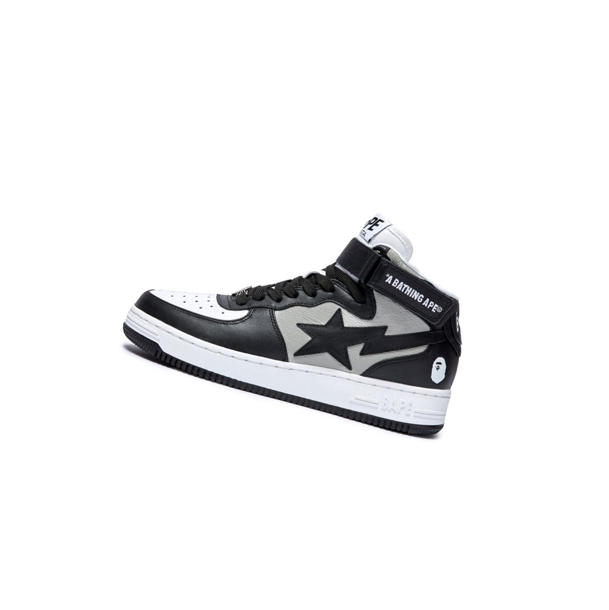 A BATHING APE Bape Sta Mi #2 M2 High Sneakers Herren Schwarz | 32906NTCP